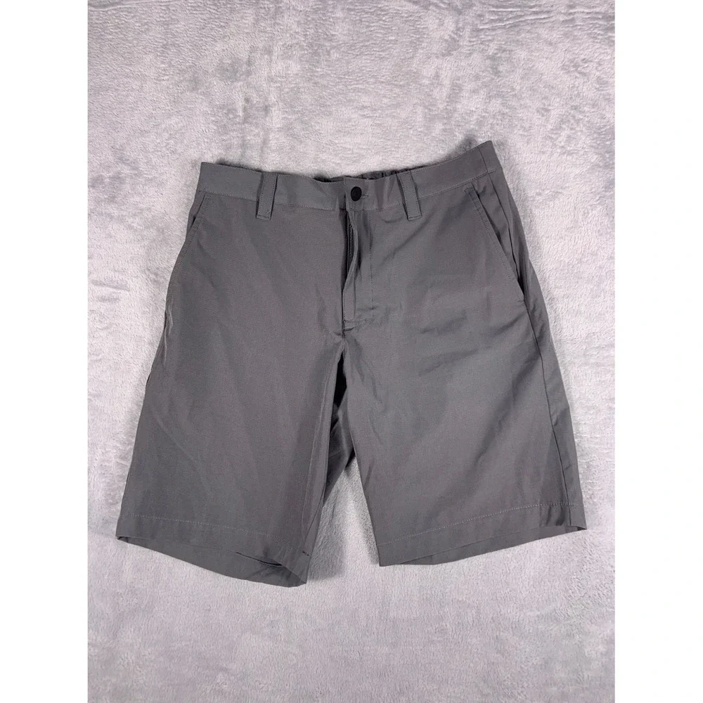 Banana Republic Comfort Flat Front Short Mens Size 32 Gray Shorts NWT
